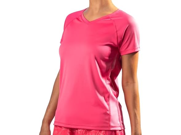 Kanu Coral/Pink Active Swim Top (S)