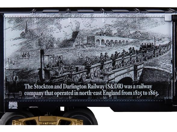 Lionel Stockton and Darlington MUSA O Gauge Boxcar