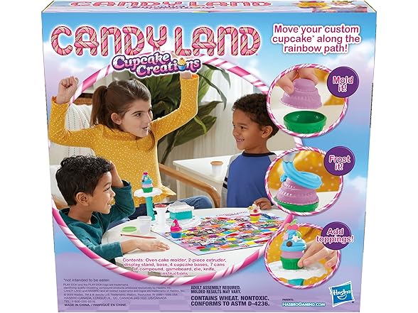 Hasbro Gaming Candy Land Cupcake Creations