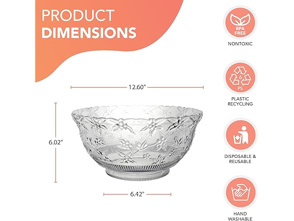 Party Essentials Plastic Punch Set