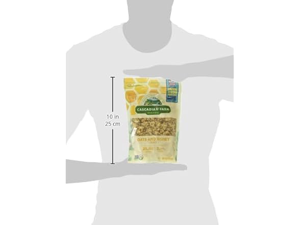 1PK Cascadian Farm Organic Oats And Honey Granola