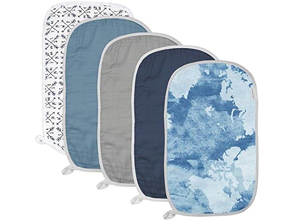 HonestBaby Cotton Multi-layer Burp Cloths
