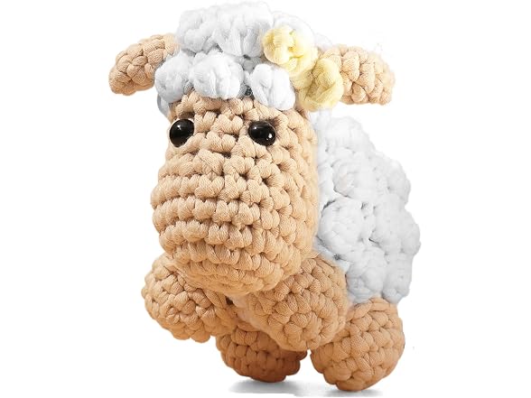 Hearth & Harbor Amigurumi Crochet Kit Sherri the Sheep