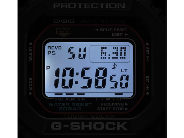 Casio Men's Digital Quartz Watch with Plastic Strap GW-M5610U-1ER, 35.5 mm