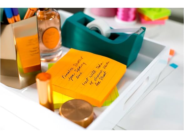 Post-it Post-it Super Sticky Lined Notes, 6
