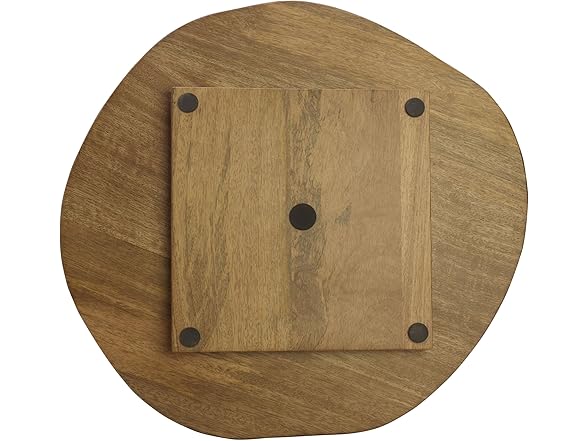 Cora Organic Shaped Lazy Susan Turntable, 14 Inch