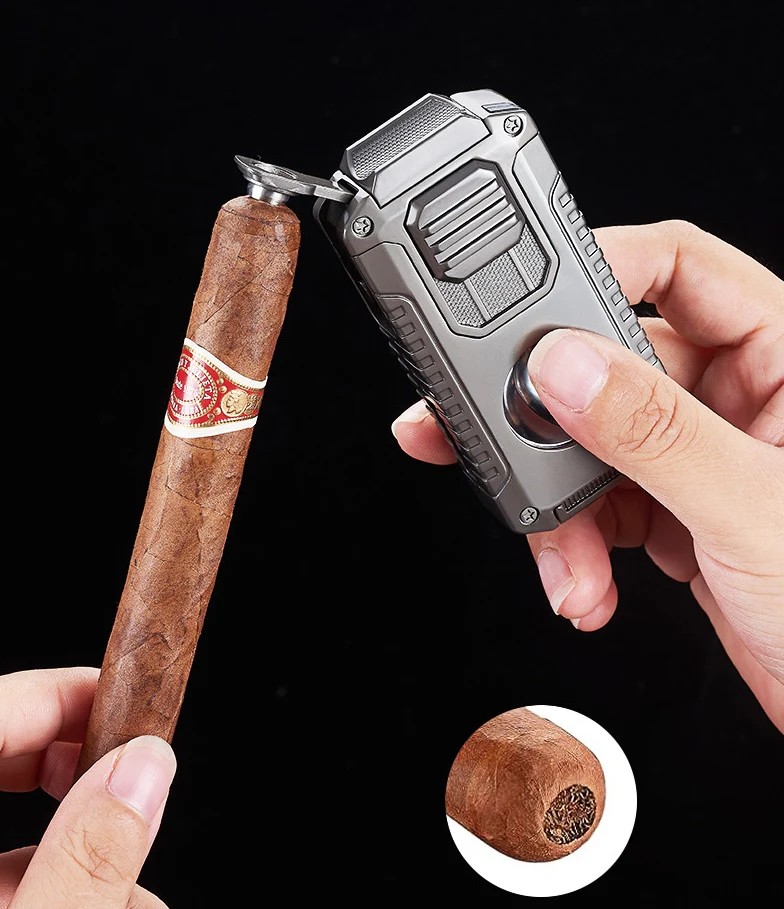 5-in-1 Lighter with Cigar Cutter - Gallery 21