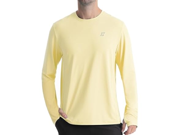 Mens UPF 50+ Rash Guard Swim Shirts