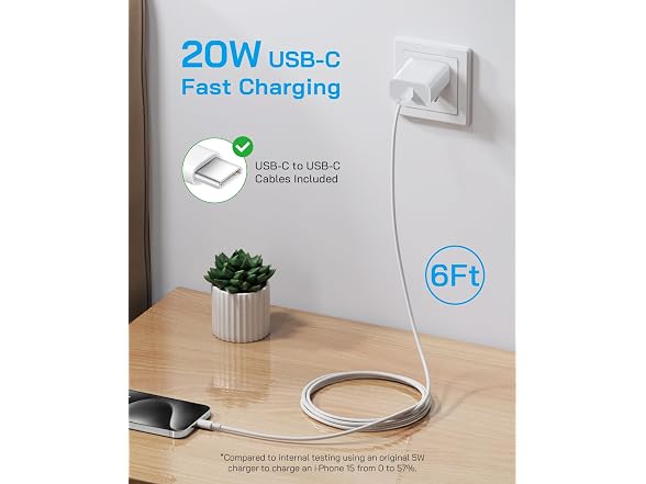 AISNI iPhone 17/16/15 Charger Fast Charging - 3 Pack
