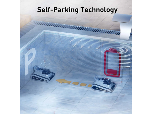 Seauto Crab Cordless Robotic Pool Cleaner Purple