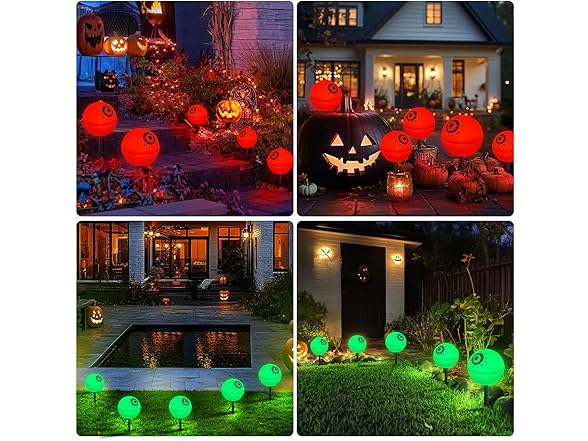 5 Pack Solar Halloween Lights