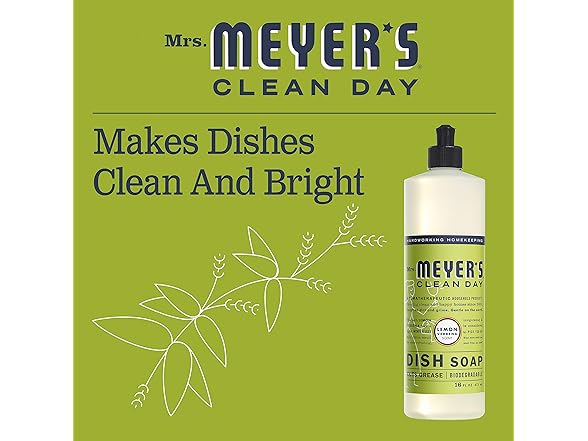 Mrs. MEYER'S Mrs Meyers Lemon Dish Soap, 96oz