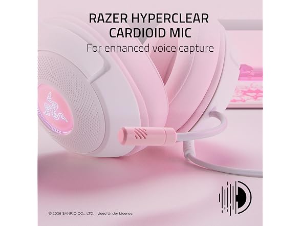 Razer Kraken Kitty V2 USB Wired Headset Hello Kitty Edition
