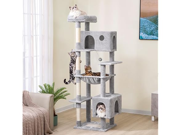 Meow Sir Large Cat Tree for Large Cats 70 Inches - Gallery 7