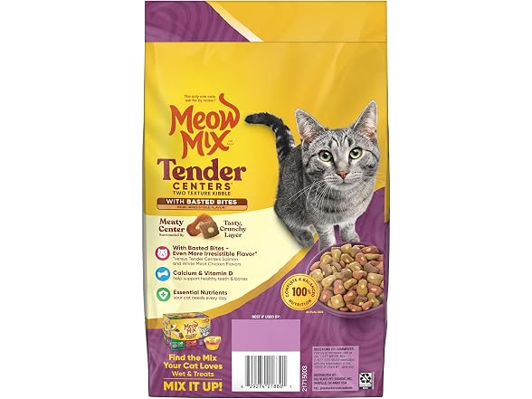 Meow Mix Tender Centers, Dry Cat Food