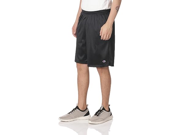 Champion Men (L) Long Mesh Men's Pockets Shorts