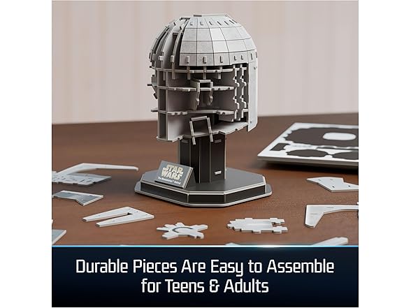 4D Build, Star Wars Mandalorian Helmet Model Kit