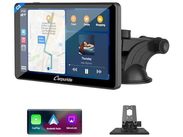 7" CarPlay Screen w/ GPS & Bluetooth
