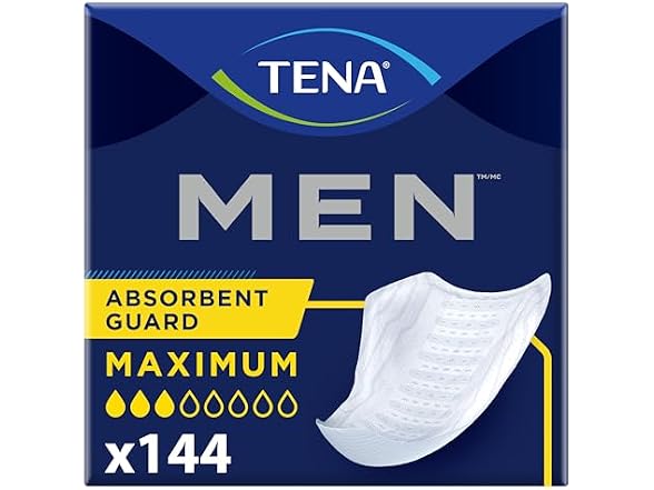 TENA | Men Maximum Guards 144 ct