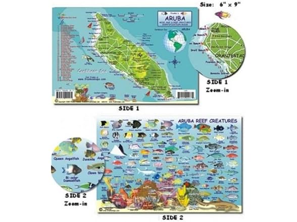 Franko Maps Franko Maps Aruba Reef Creatures Fish