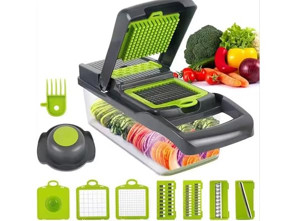 Kitchen ideas Veggie slicer 16 pieces
