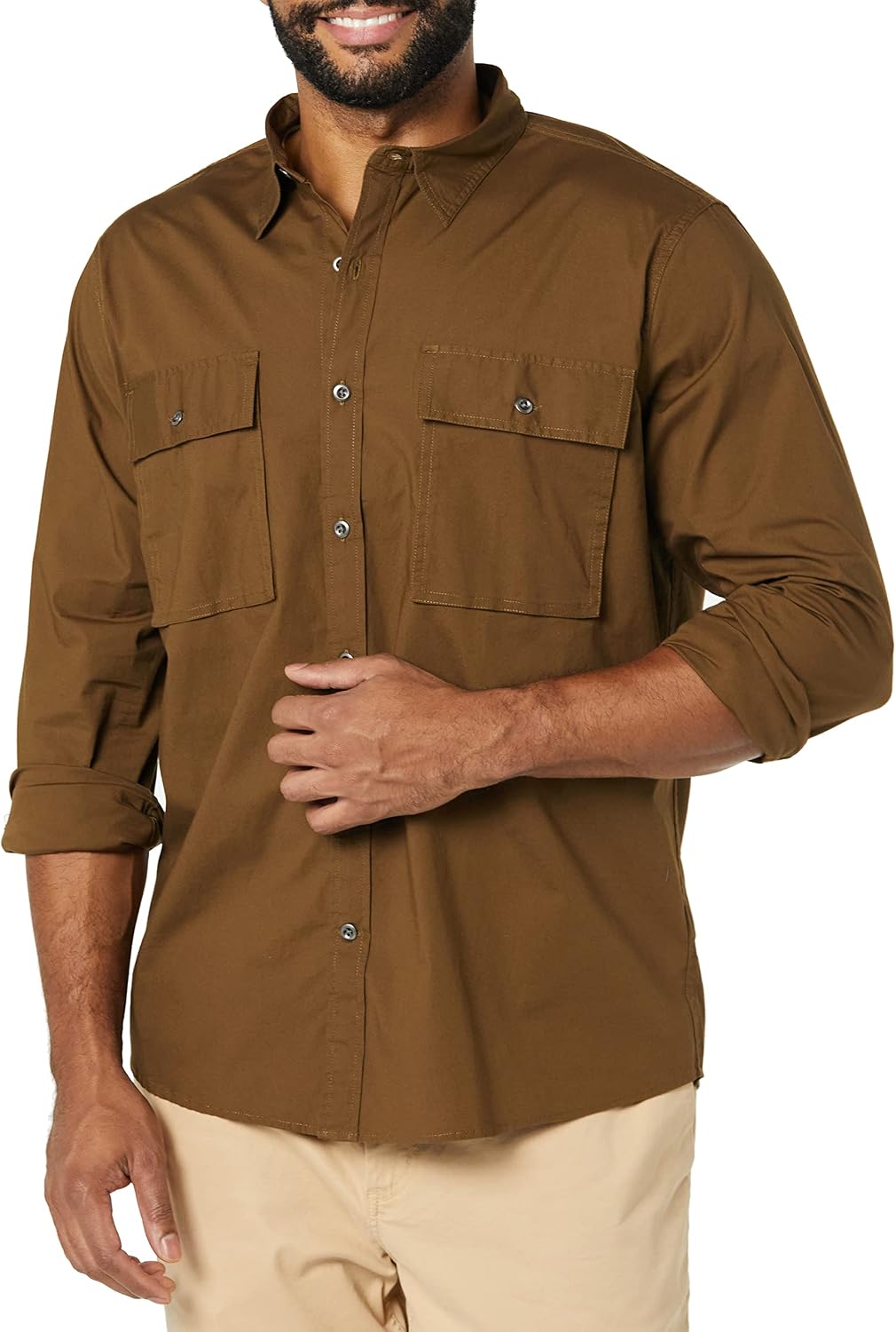 Amazon Essentials Men Utility Shirt - Gallery 17