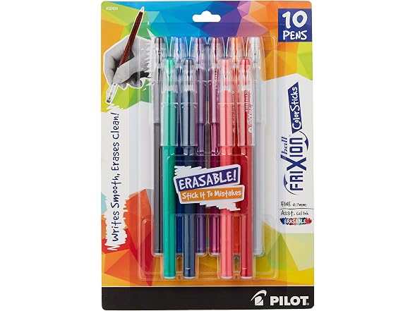 PILOT FriXion ColorSticks Erasable Gel
