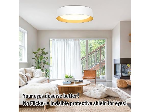 BrightHome B0FT8LSNYM 16in Modern Ceiling Light