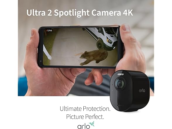 (NEW) (2 Cam Bundle) Arlo Ultra 2 Spotlight Camera 4K HDR