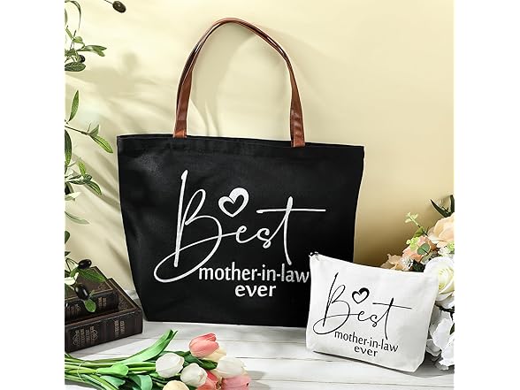 2 Piece Tote bag with Make up Bag 2 Pack