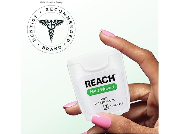 REACH Waxed Dental Floss, 