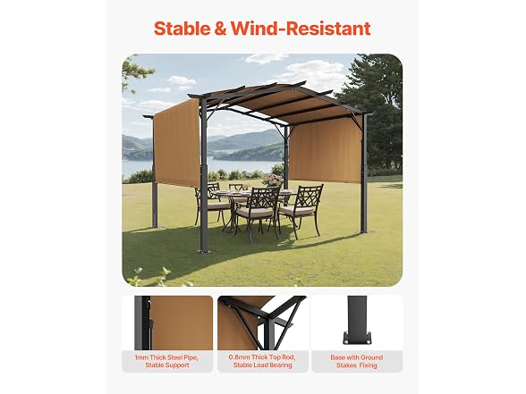 10 x 10 ft Outdoor Pergola