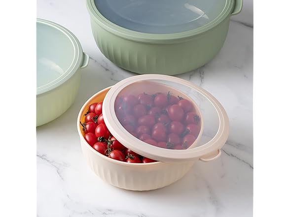 COOK WITH COLOR Prep Bowls with Lids