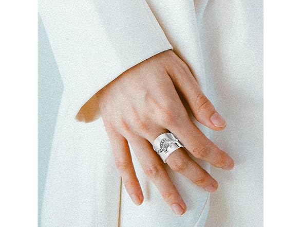 THJEW Dinosaur Wide Band Ring (9)
