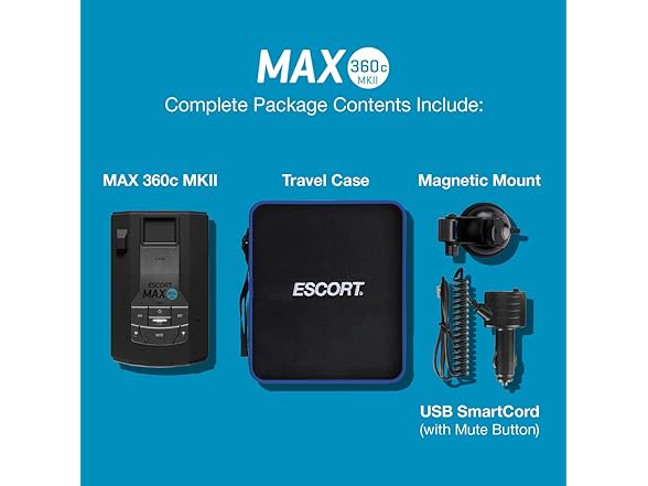 Escort MAX 360c MKII Laser Radar Detector