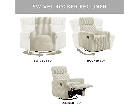 Oxford Baby Layton Manual Upholstered Recliner