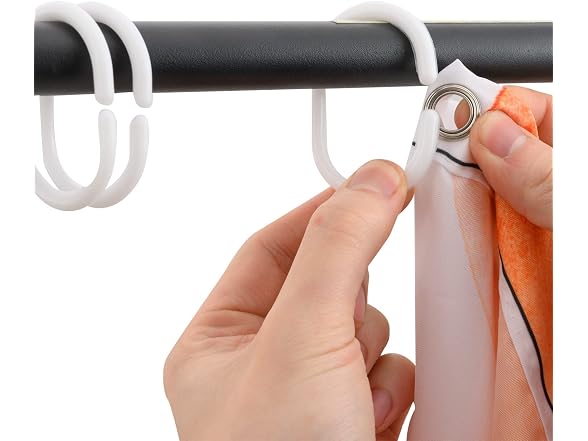 Shower Curtain Hooks, 12 Pcs Premium Shower C
