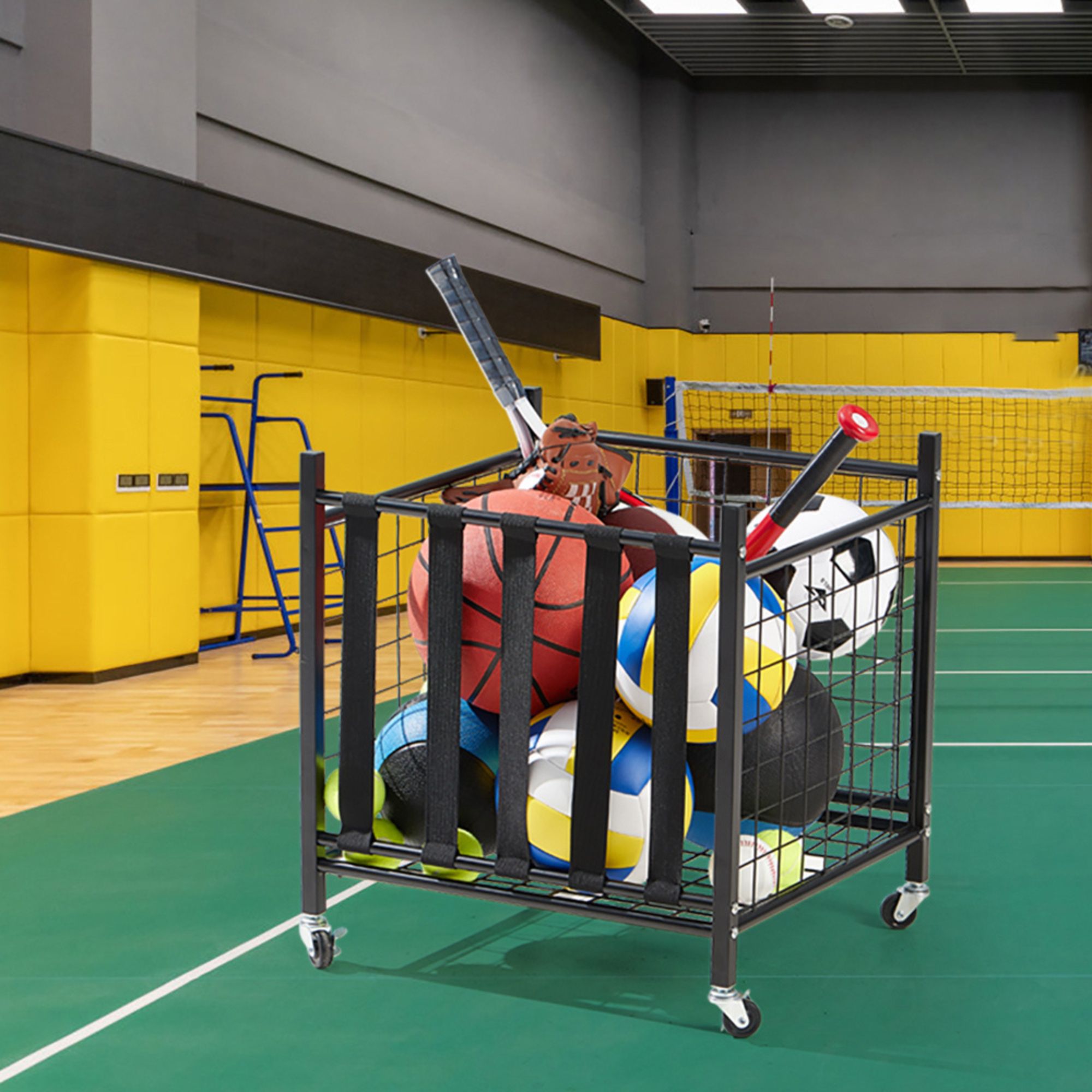 LUGO™ SC-21 Rolling Steel Storage Cart w/ Wheels - Gallery 13