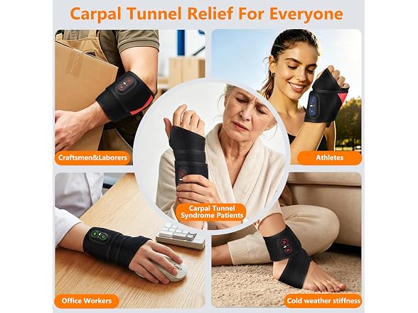 GVMSOR Cordless Heated Wrist Brace