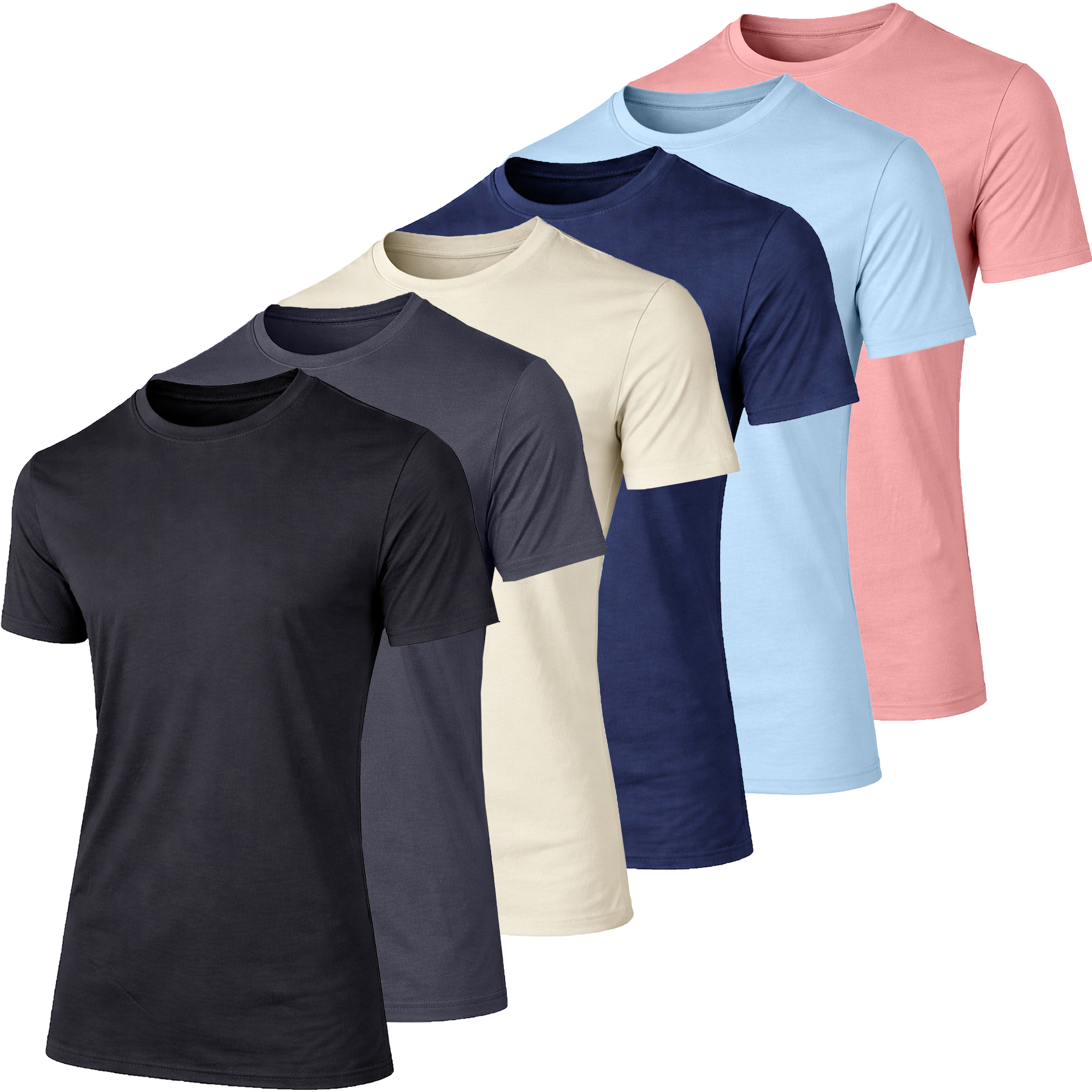 6Pk Mens S/S Fashion Rayon Tees - Gallery 12