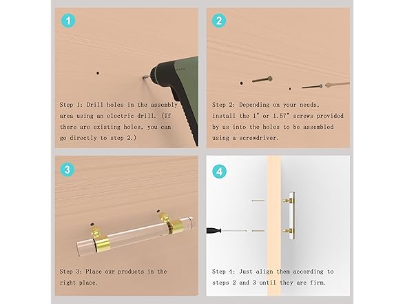 TAOEIFUOR TAOEIFUOR Kitchen Cabinet Door Handles