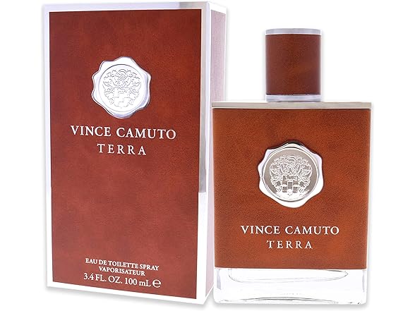 Vince Camuto Terra Eau de Toilette Spray for Men, 3.4 Fl Oz