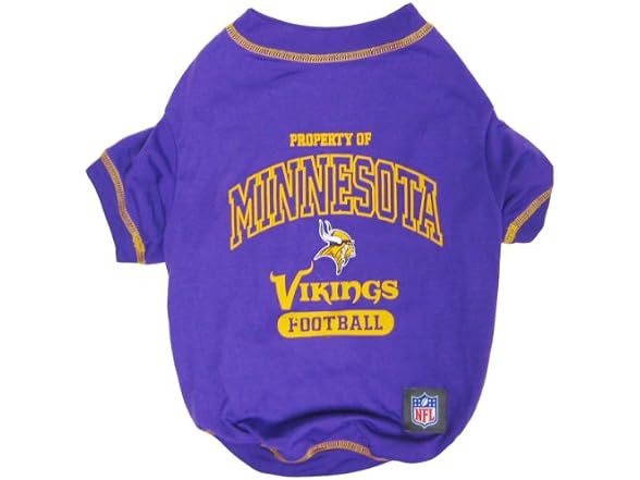 MINNESOTA VIKINGS Dog T-Shirt, Medium. - Cutest Pet