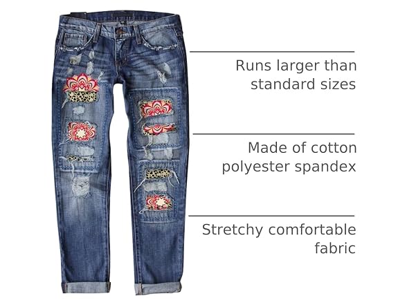 Astylish Women (M) Ripped Straight Leg Mid Pants