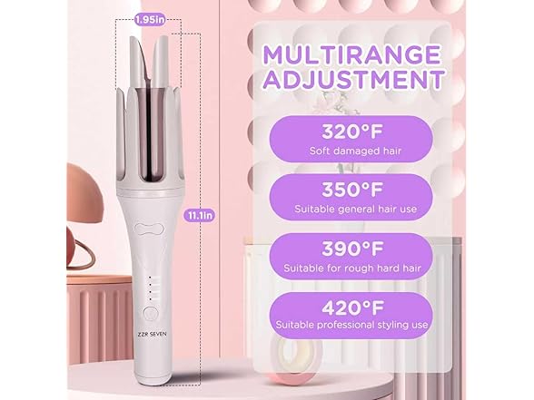 ZZR SEVEN Automatic Curling Iron