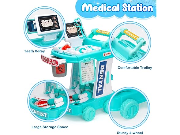 Maysida Dentist Play Set Toy