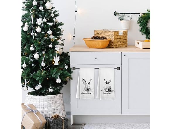 Guess What? Bunny Butt Kitchen Towels