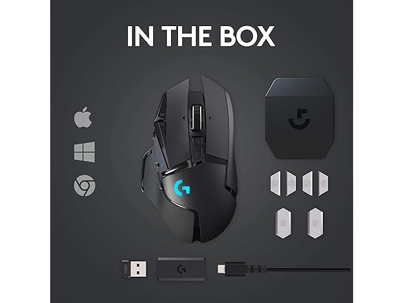Logitech G502 Lightspeed Wireless Mouse (S&D)
