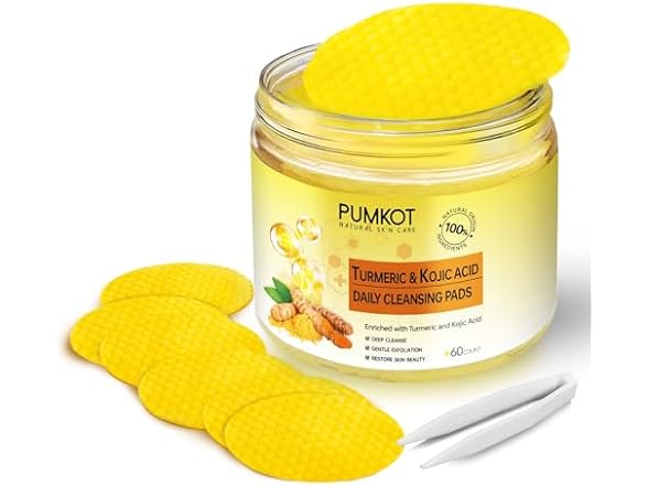 Pumkot Turmeric Kojic Acid Cleansing Pads