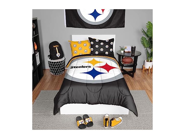 STEELERS Team Color Twin Bed Set